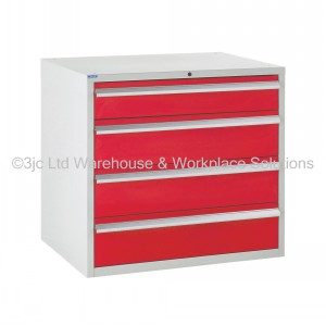 Euroslide Storage Cabinet 4 Drawer 825mm
